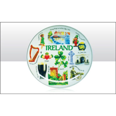 Iconic Ireland Plate 20Cm With Window Box